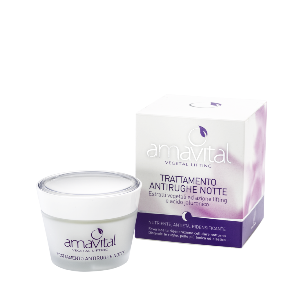 TRATTAMENTO ANTIRUGHE NOTTE CON VITAMINE A, C ED E
