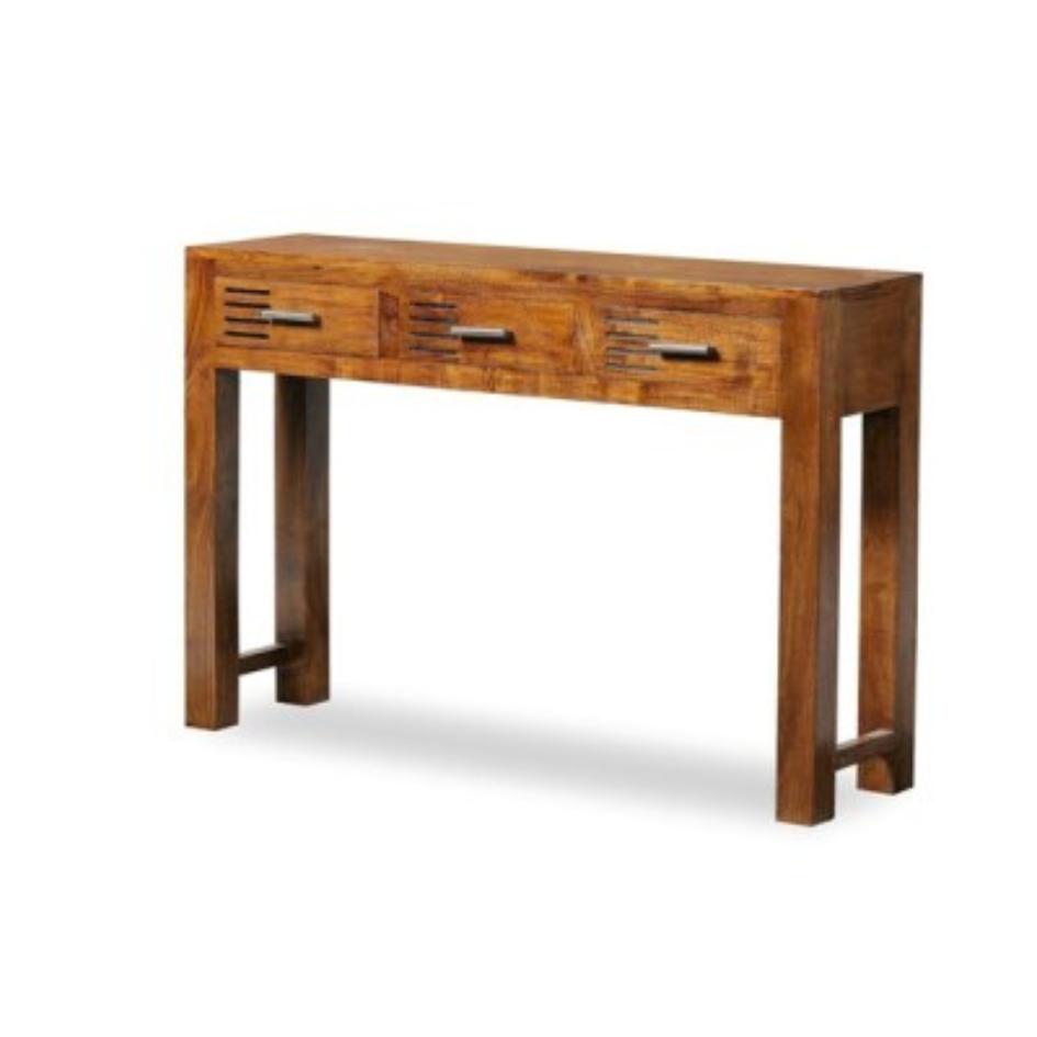 "TURTLE COLLECTION" CONSOLE CM H80X120X30. IN ACACIA X MOBILI ETNICI