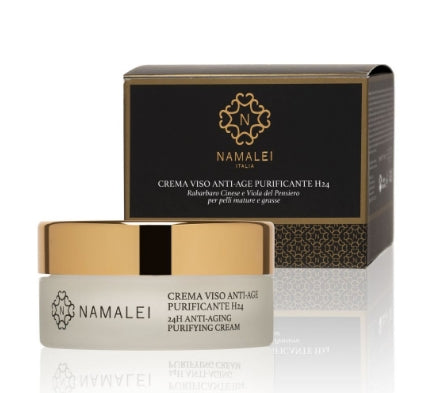CREMA ANTI-AGE PURIFICANTE H24 RABARBARO CINESE E VIOLA DEL PENSIERO