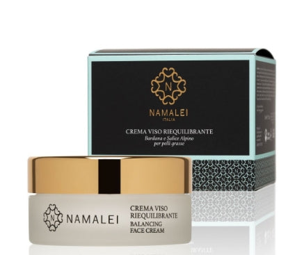 CREMA VISO RIEQUILIBRANTE BARDANA E SALICE - PELLI GRASSE