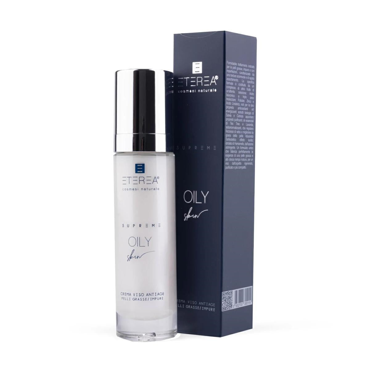 SUPREME CREMA VISO ANTIAGE PELLI GRASSE E IMPURE. FORMATO DA 50 ML