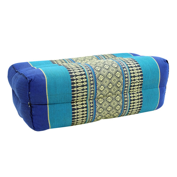 CUSCINO per MEDITAZIONE e YOGA RETTANGOLARE in COTONE con KAPOK cm.36x15x10