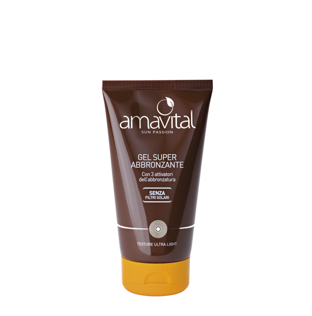 GEL SUPER ABBRONZANTE CON 3 ATTIVATORI DELL'ABBRONZATURA