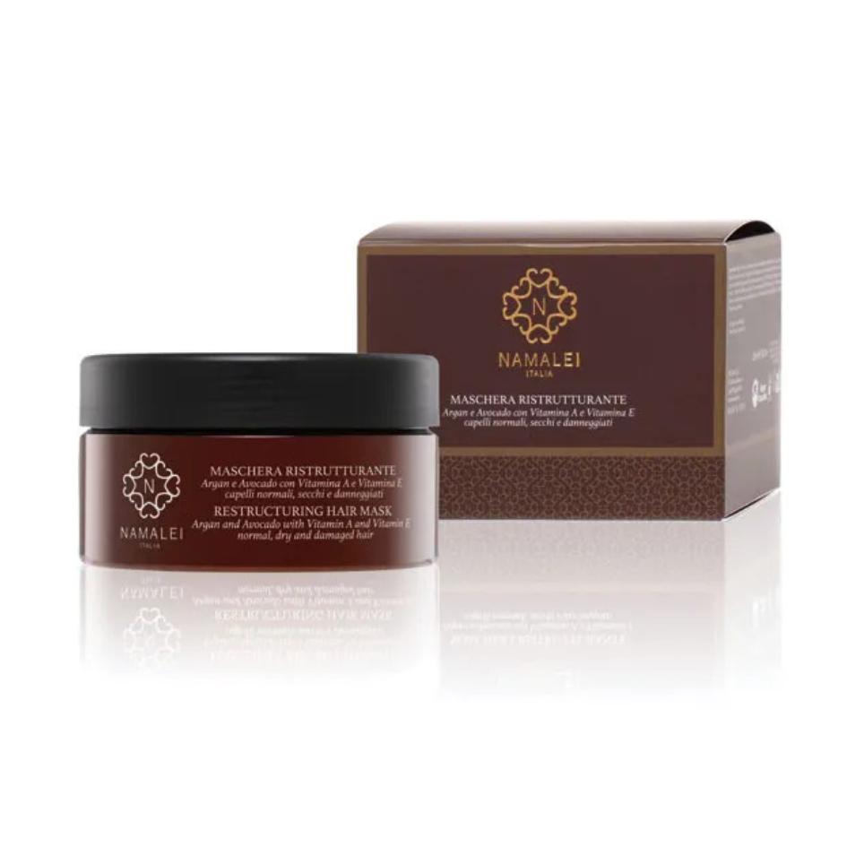 MASCHERA RISTRUTTURANTE ARGAN E AVOCADO CON VITAMINA A E VITAMINA E