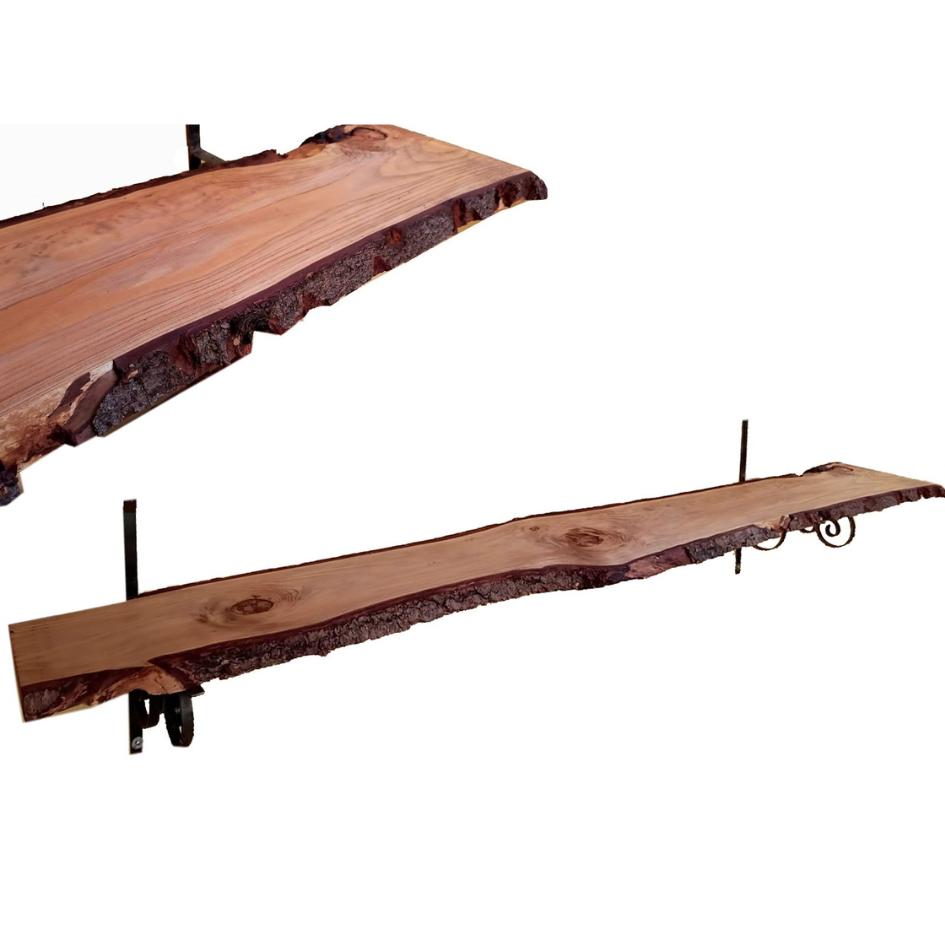 LIBRERIA/MENSOLE INDUSTRIAL LEGNO DOUGLASIAS 1 RIPIANO CM H35X200