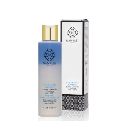 STRUCCANTE BIFASICO OCCHI E LABBRA - AZULENE, CAMOMILLA E PASSIFLORA