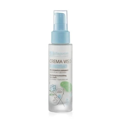 CREMA VISO STAY MATTE OPACIZZANTE E LEVIGANTE CON POLVERE DI RISO E ACIDO IALURONICO EFFETTO PRIMER
