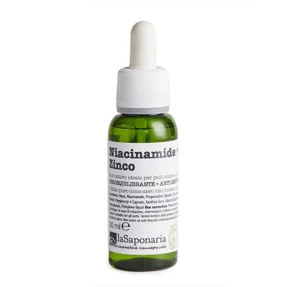 NIACINAMIDE + ZINCO ATTIVO PURO - SIERO VISO SEBORIEQUILIBRANTE E ANTI IMPERFEZIONI
