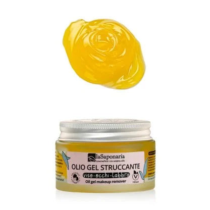 OLIO GEL STRUCCANTE VISO - OCCHI - LABBRA CON ROSA MOSQUETA E ALBICOCCA