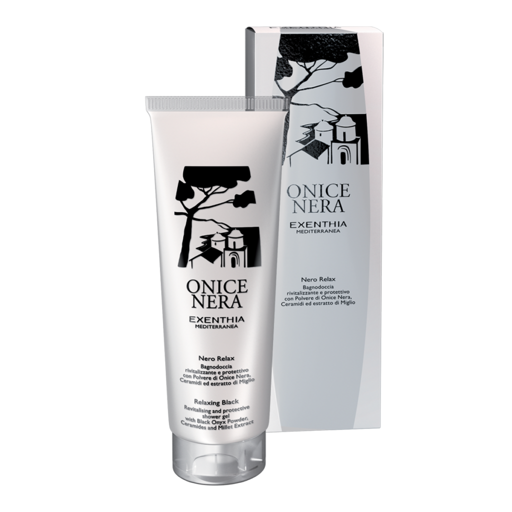 NERO RELAX Con Polvere di Onice Nera, Ceramidi ed estratto di Miglio