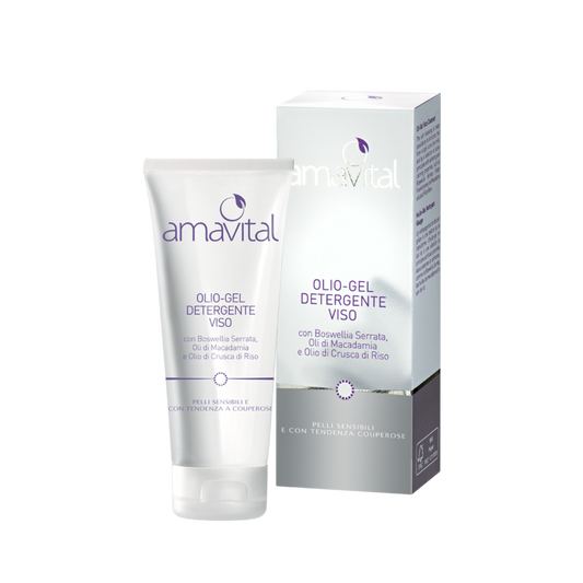 OLIO GEL DETERGENTE VISO CON OLIO DI MACADAMIA E CRUSCA DI RISO