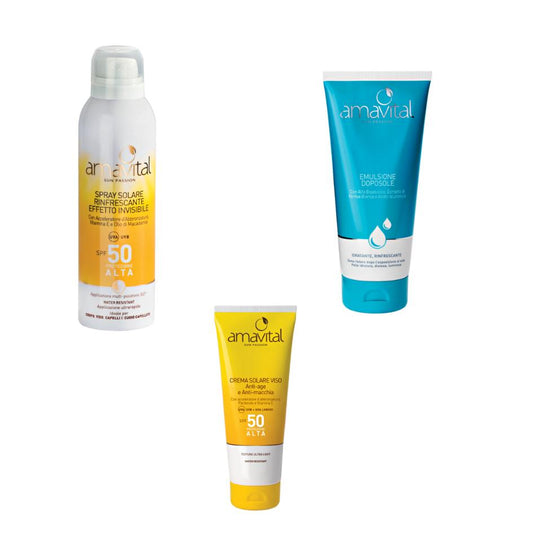SPRAY SOLARE RINFRESCANTE CREMA SOLARE VISO EMULSIONE DOPOSOLE