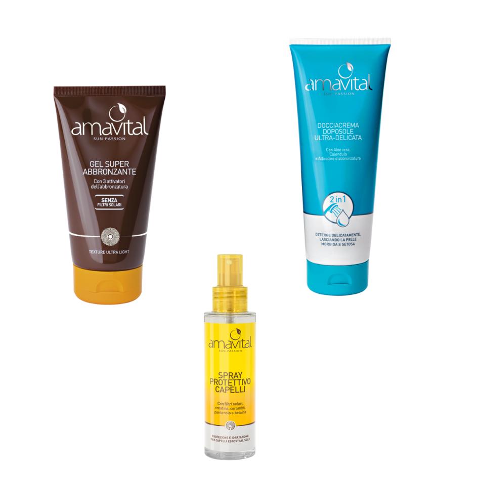 GEL SUPERABBRONZANTE DOCCIACREMA DOPOSOLE SPRAY CAPELLI